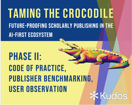 Kudos’ Taming the Crocodile enters Phase II: from research and recommendations to an industry-wide Code of Practice for AI discovery