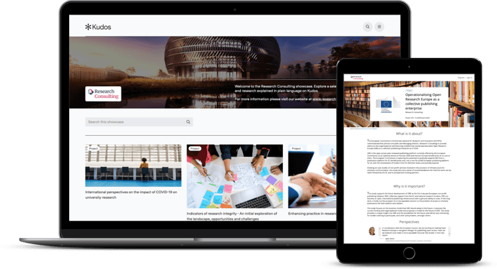 Kudos Premium case study - Research Consulting