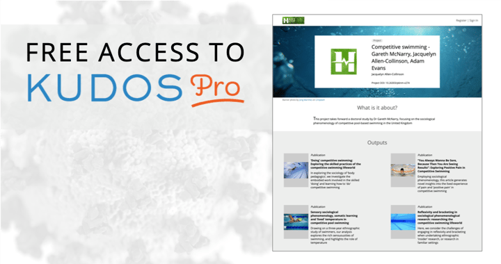 Kudos offers free use of Kudos Pro to help researchers keep communicating during pandemic disruption